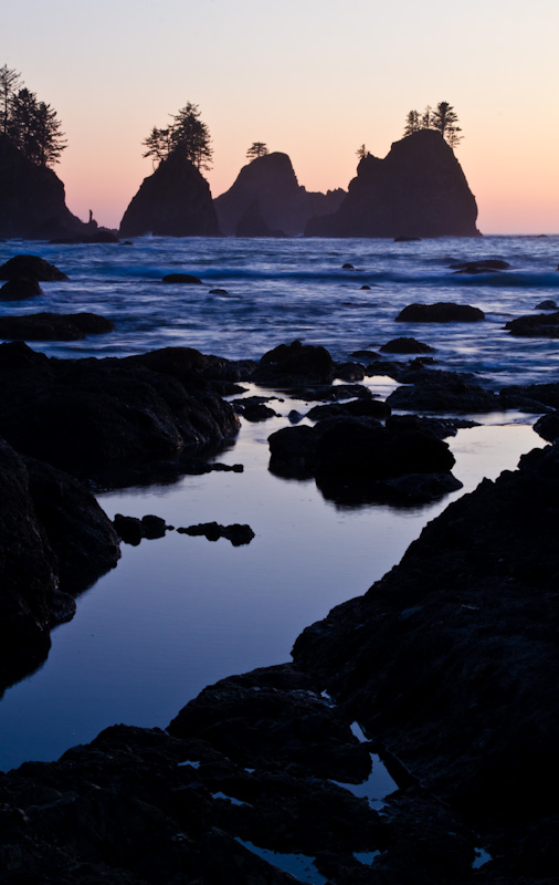 Seastacks At Sunset